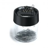 Suport magnetic pt. agrafe, capac negru, Artiglio