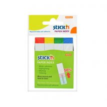 Editare produs: Stick index hartie color 76 x 14 mm, 4 x 100 file/set, Stick"n - 4 culori pastel
