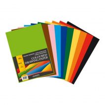 Carton color A4, 120g/mp - 100 coli/top, AURORA Raphael - 10 culori intense