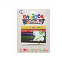 opsea textile 6 culori/blister, CARIOCA Fabric Paint - Sleek