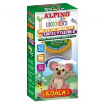 Kit 6 culori plastilina magica, ALPINO Koala