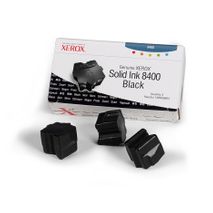CERNEALA SOLIDA BLACK 3 STICKS 108R00604 3,4K ORIGINAL XEROX PHASER 8400 x 3