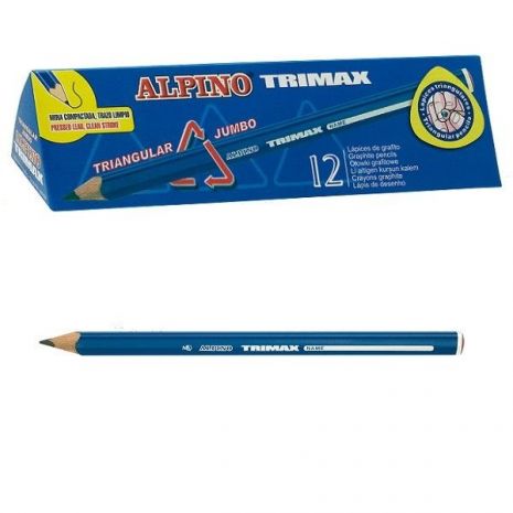 Creion cu corp triunghiular Jumbo, ALPINO Trimax