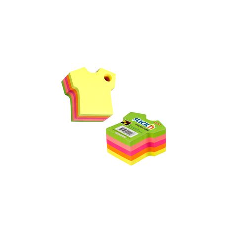 Notes autoadeziv masina,  70 x 70 mm, 400 file/set,5 culori neon HOPAX