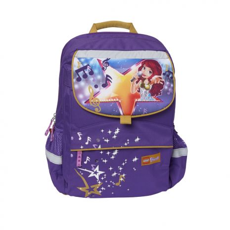 Ghiozdan scoala Starter Plus LEGO Core Line - design mov Friends Popstar
