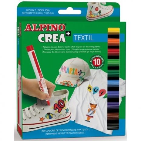 Set ALPINO Crea + TEXTILE - carioca