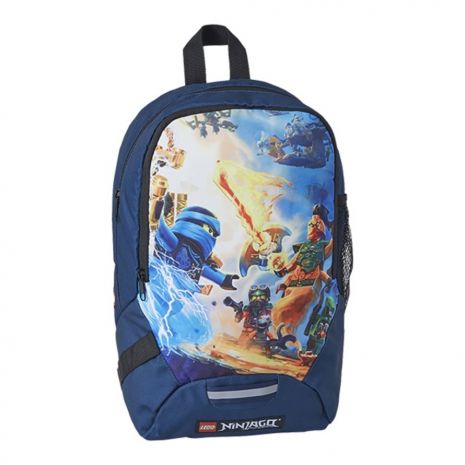 Rucsac scoala LEGO V-Line - design NinjaGo Lightning Battle