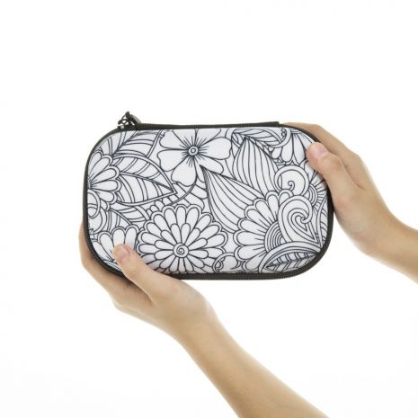 Penar cu fermoar, ZIP..IT Color In Storage box - Big Flowers - EAN 7290103195984