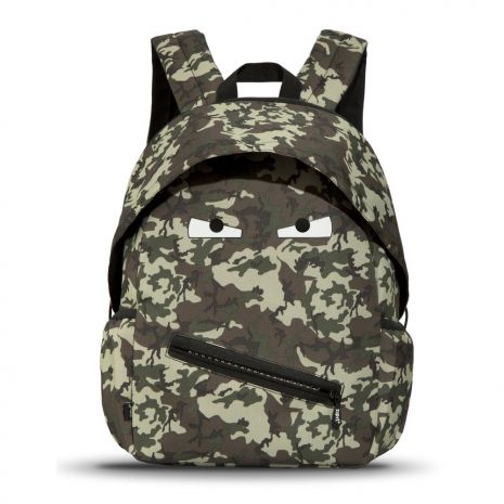 Rucsac ZIP..IT Grillz, cu buzunare laterale - camuflaj verde - EAN 7290106148789