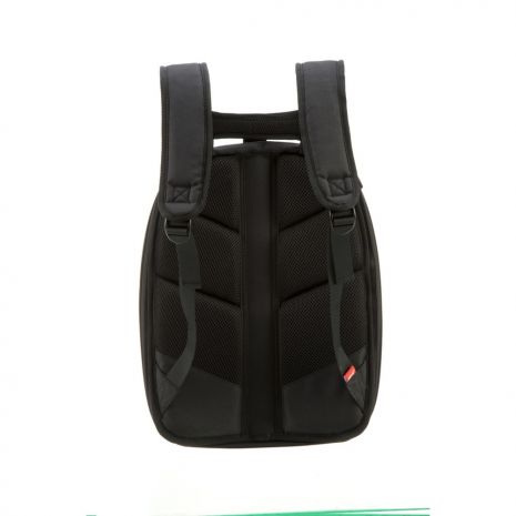 Rucsac ZIP..IT Shell - negru cu design cu dungi negre