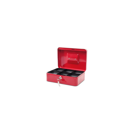 Caseta (cutie) metalica pentru bani, 250 x 190 x 90 mm, MAUL - neagra