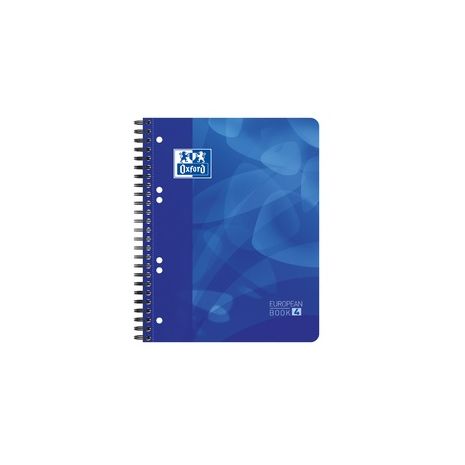 Caiet cu spirala, OXFORD School Projectbook, A5+, 4cul x 30file-90gsm, Scribzee, coperta PP-dictando