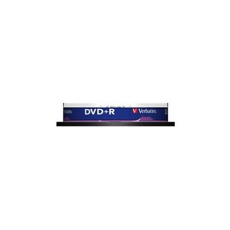 DVD+R , 4.7GB, 16X, 10 buc/bulk, VERBATIM Matt Silver
