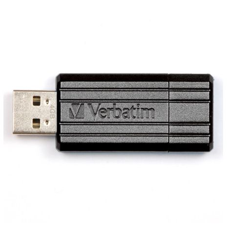 USB Flash Drive, 16 GB, VERBATIM PinStripe