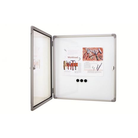 Avizier magnetic de interior, profil alunimiu SP, 9 x A4, 870 x 1085 mm la exterior, 790 x 1015 mm suprafata de expunere, MAGNETOPLAN