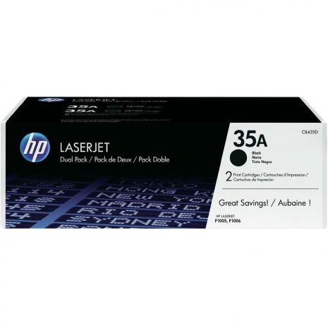 HP Toner CB435AD x 2