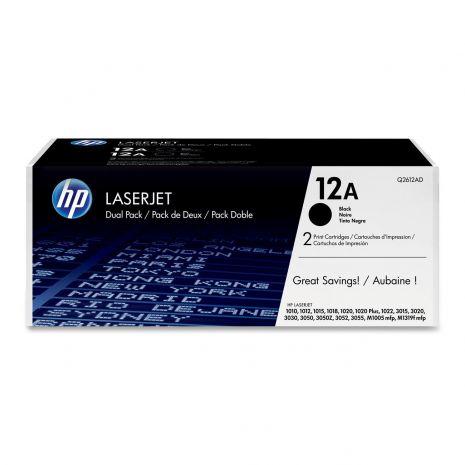 HP Toner Q2612AD x 2