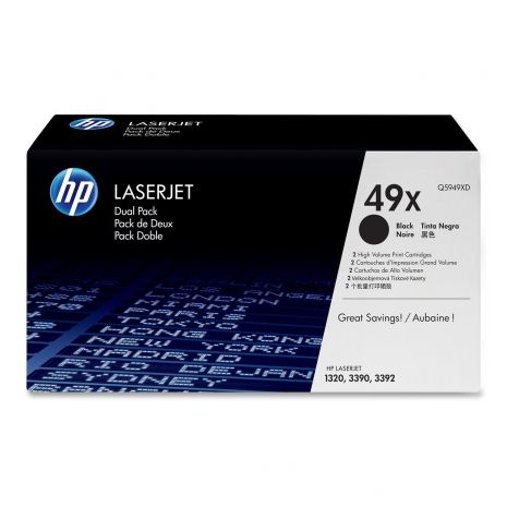 HP Toner Q5949XD x 2