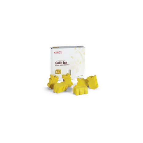 CERNEALA SOLIDA YELLOW 6 STICKS 108R00819 14K ORIGINAL XEROX PHASER 8860MFP