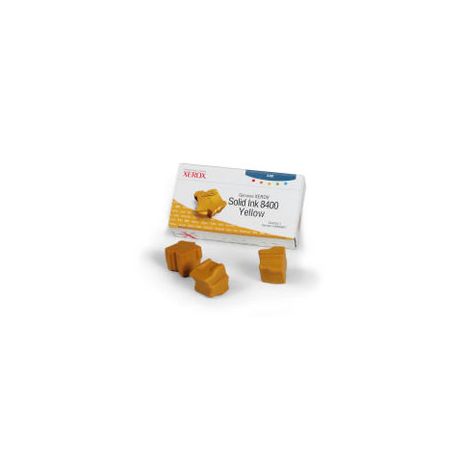 CERNEALA SOLIDA YELLOW 3 STICKS 108R00607 3,4K ORIGINAL XEROX PHASER 8400 x 3