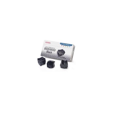 CERNEALA SOLIDA BLACK 3 STICKS 108R00668 3K ORIGINAL XEROX PHASER 8500 x 3