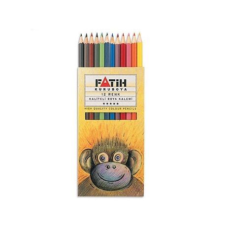 Creioane colorate, 1/1, 12 culori/set, FATIH