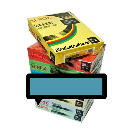 Hartie color, A4, 80 g/mp, 500 coli/top, XEROX Symphony
