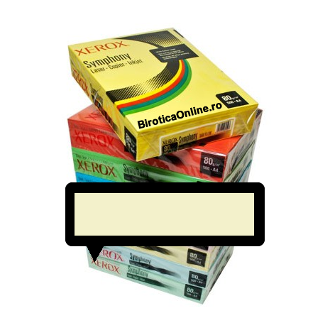 Hartie color, A4, 80 g/mp, 500 coli/top, XEROX Symphony