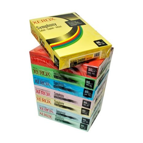 Hartie color, A4, 80 g/mp, 500 coli/top, XEROX Symphony