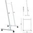 Stand metalic pentru table, 140cm lungime, 150cm inaltime, pe rotile, 3 pozitii fixe, SMIT