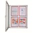 Avizier magnetic de interior, profil alunimiu SP, 9 x A4, 870 x 1085 mm la exterior, 790 x 1015 mm suprafata de expunere, MAGNETOPLAN