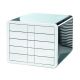Suport plastic cu 5 sertare pentru documente, HAN iBox