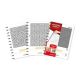 Caiet A5+, 72 file - 90g/mp, coperta carton embosat + PP - labyrinth, AURORA Adoc Crea - matematica