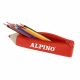 Penar cilindric cu fermoar, tip creion, ALPINO