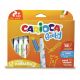 Carioca super lavabila, 12 culori/cutie, CARIOCA Baby 2+