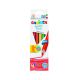 Creioane colorate, hexagonale, 6 culori/cutie, CARIOCA Maxi