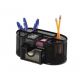 Suport metalic pentru accesorii de birou, 8 compartimente, Mesh
