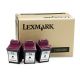 Lexmark Cartus cerneala 15M0100 Cartus 12A1975 x 3
