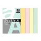 Hartie color pentru copiator A4, 80gsm, 500coli/top, Double A - 5 culori pastel asortate